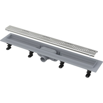 Водоотводящий желоб ALCAPLAST SIMPLE APZ9-550M с порогами для перфорированной решетки